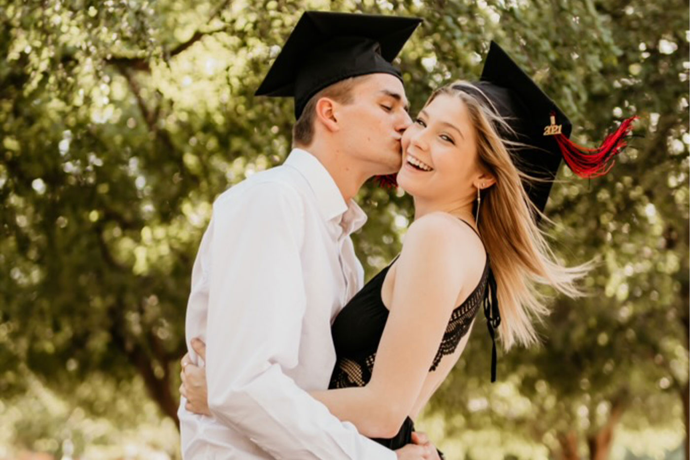 Michael and Emily at graduation