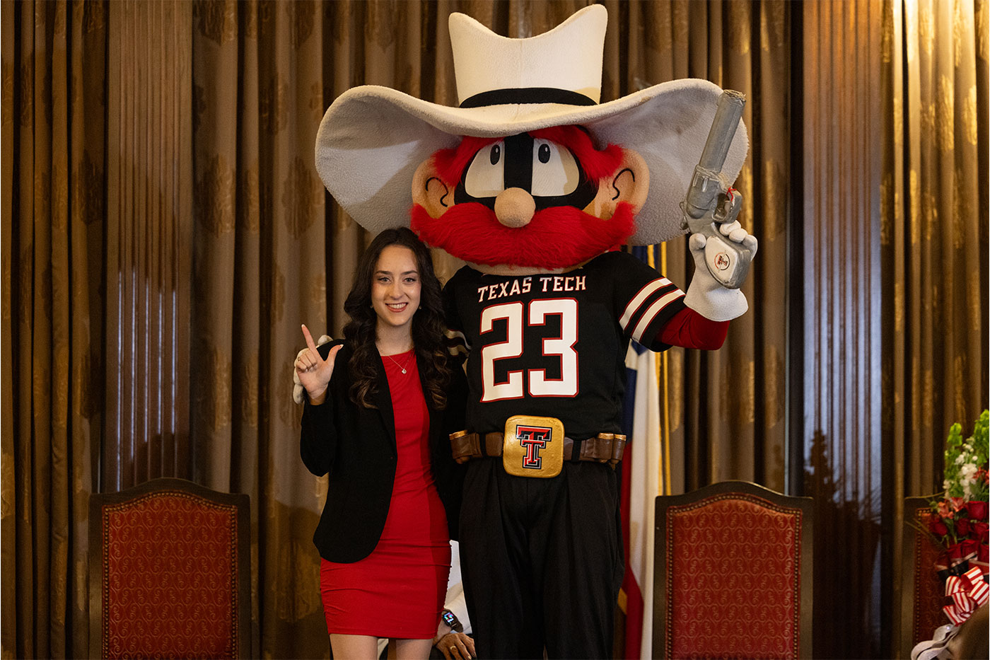 Sydney Caro finished a year as Raider Red.