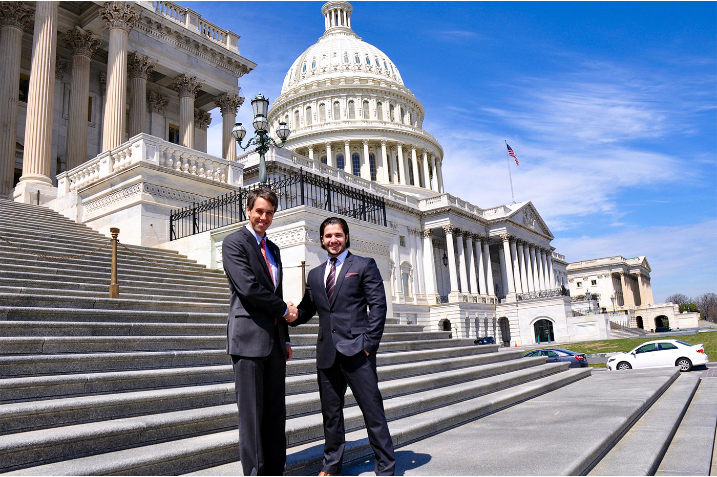 Congressmen Beto O’Rourke with Devi