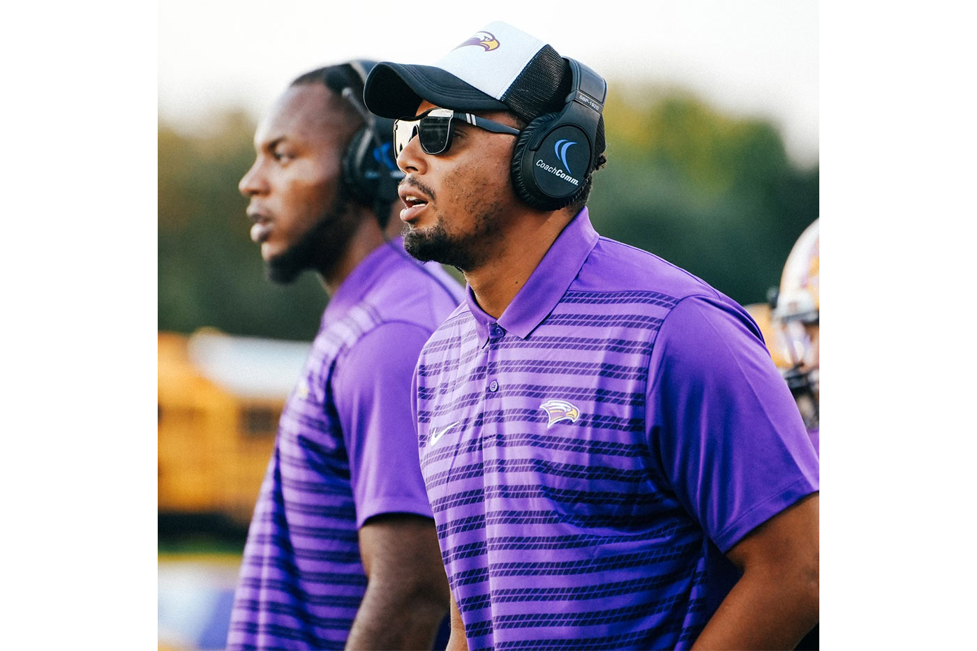 Terrance on sidelines 