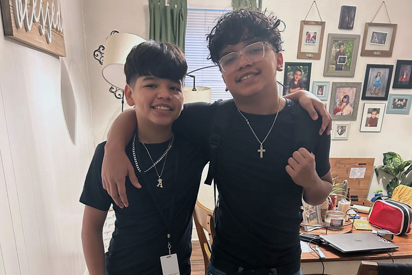 Alejandro and Lorenzo Jr. 