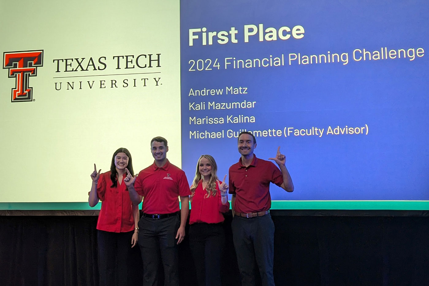 Kali Mazumdar, Andrew Matz, Marissa Kalina and Michael Guillemette 