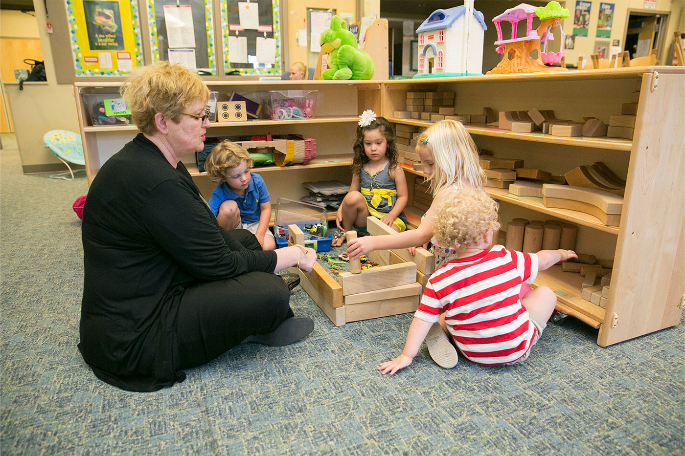 Texas Tech's Child Development Research Center today. While serving as development officer for the College of Human Sciences, Haley helped to raise the money for the facility.