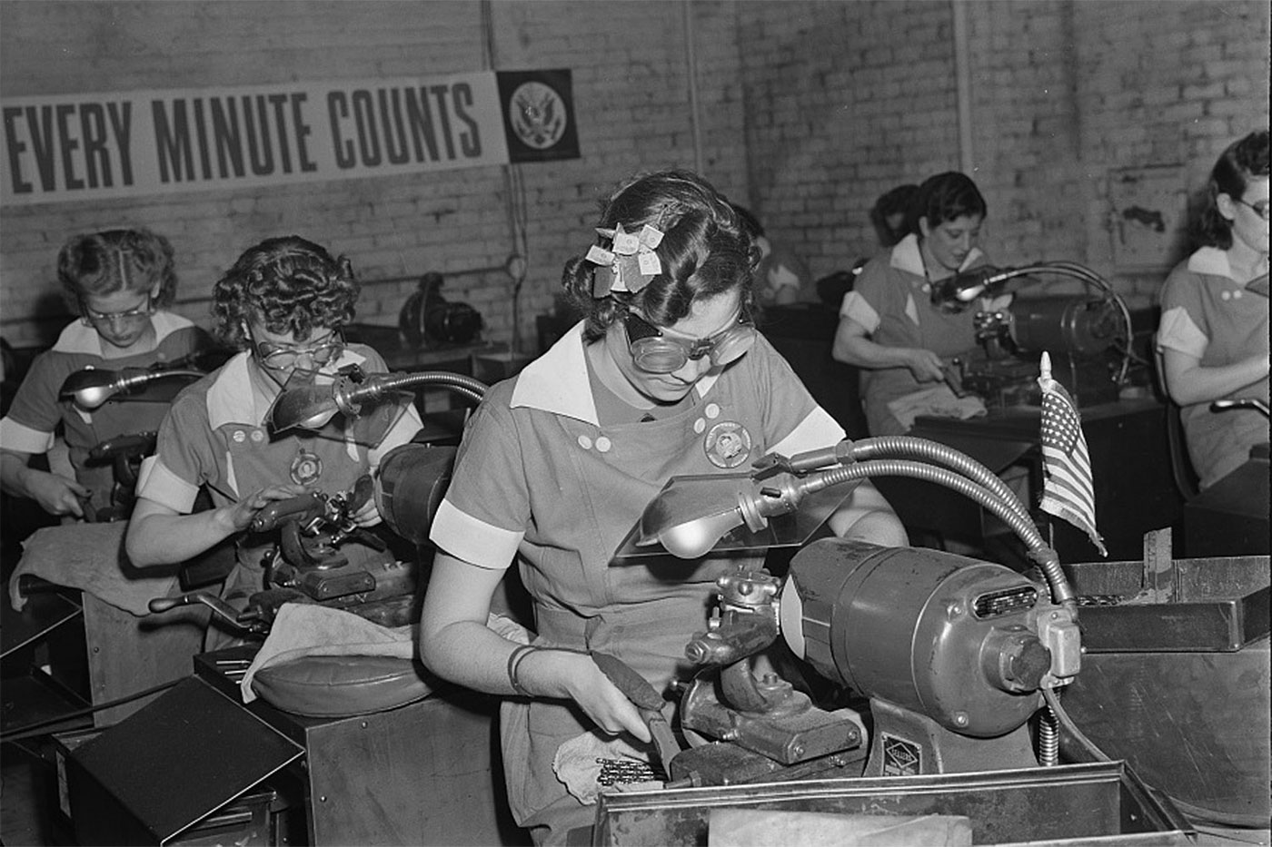 Women working during World War II.