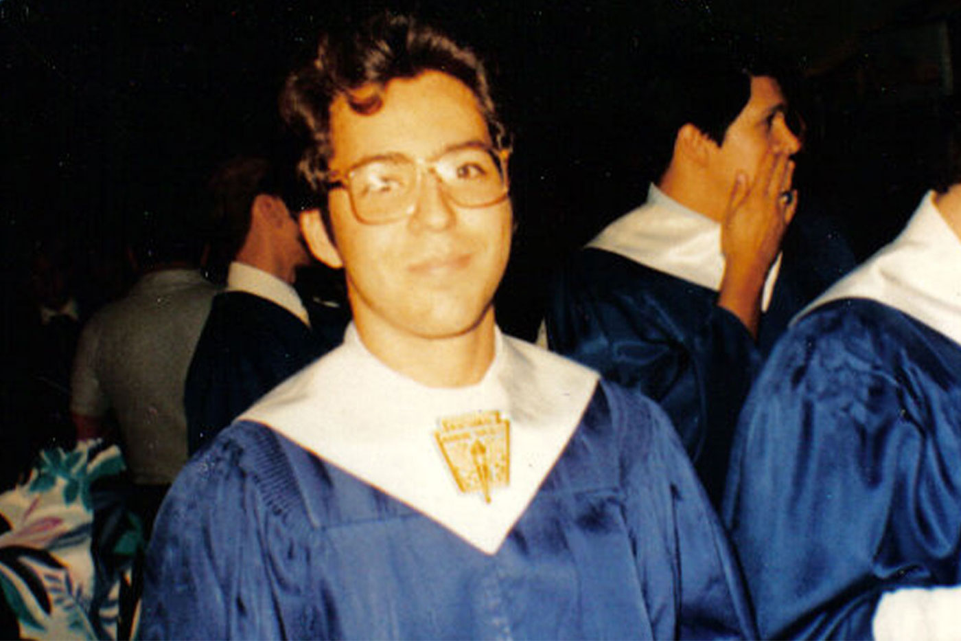 Mike at his high school graduation. 