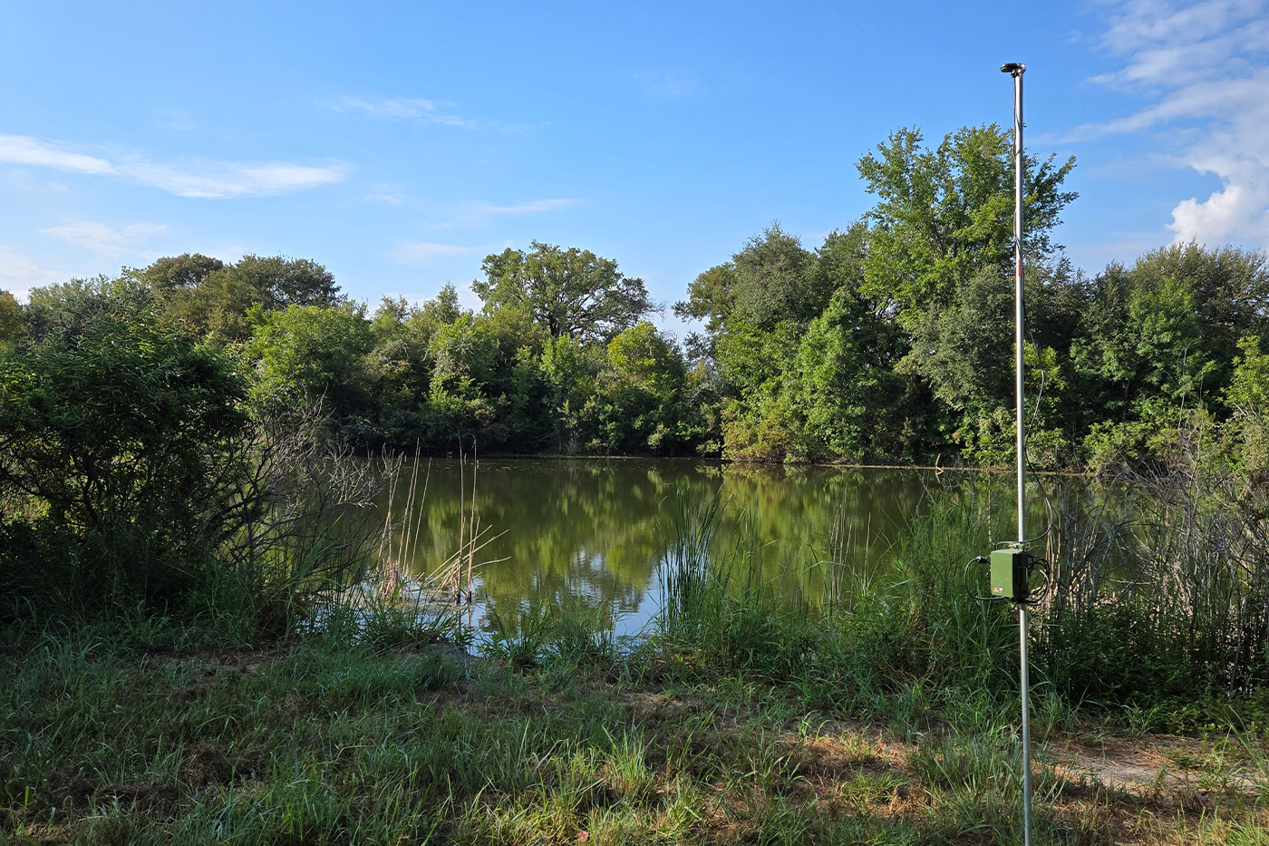 Texas Tech faculty and staff and distinguished alumni from the Department of Natural Resources Management toured the 7R Ranch with Murray Randle while initial research projects began. 