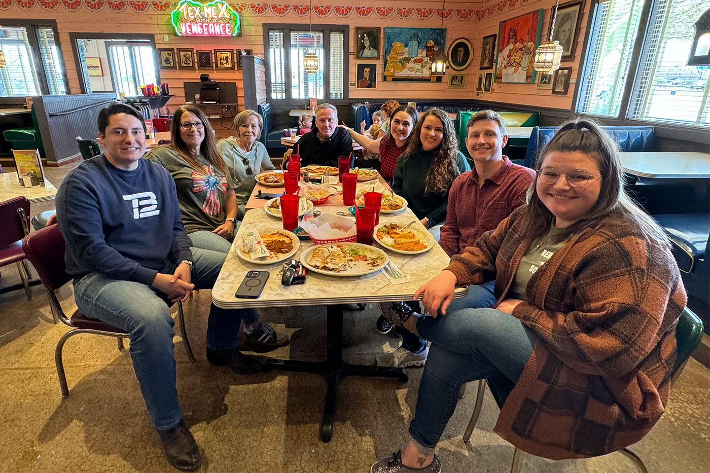 Dining at Chuy's