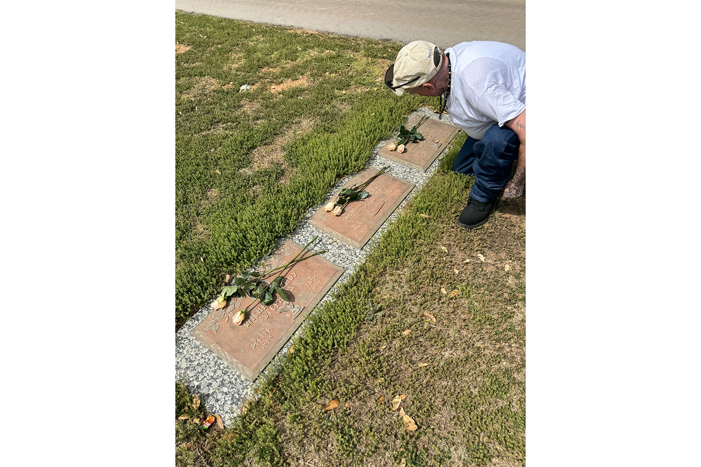 Butch visits cemetery