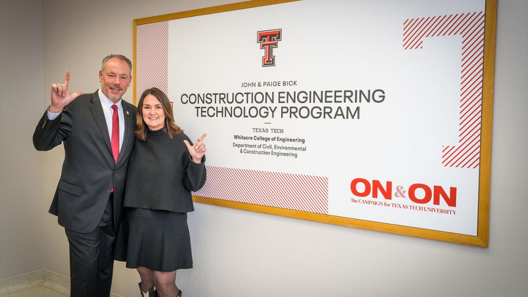 Significant Gift Reinvigorates Engineering Program at Texas Tech