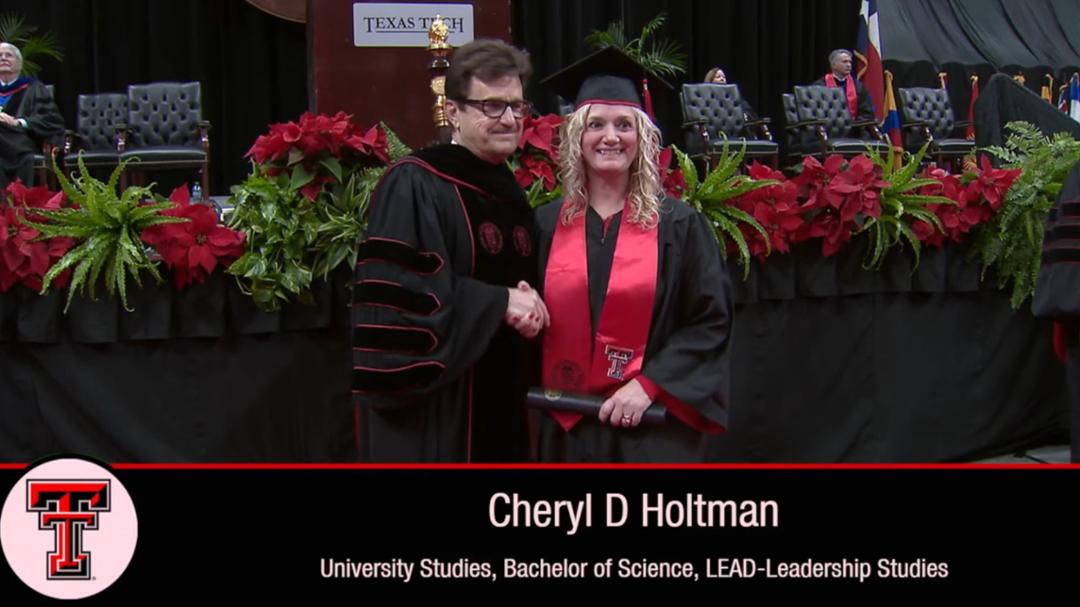 Texas Tech Employee Completes Her Dream of a College Degree