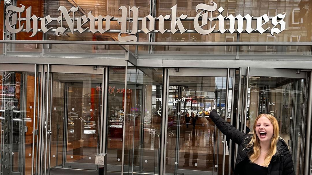 Texas Tech Students Selected for Mentorship Program with The New York Times.